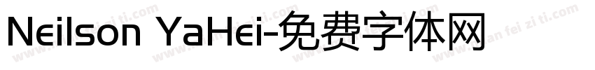 Neilson YaHei字体转换